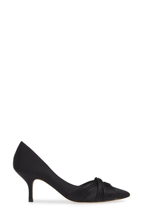 Nina Blakely Half D'orsay Pointy Toe Pump In Black