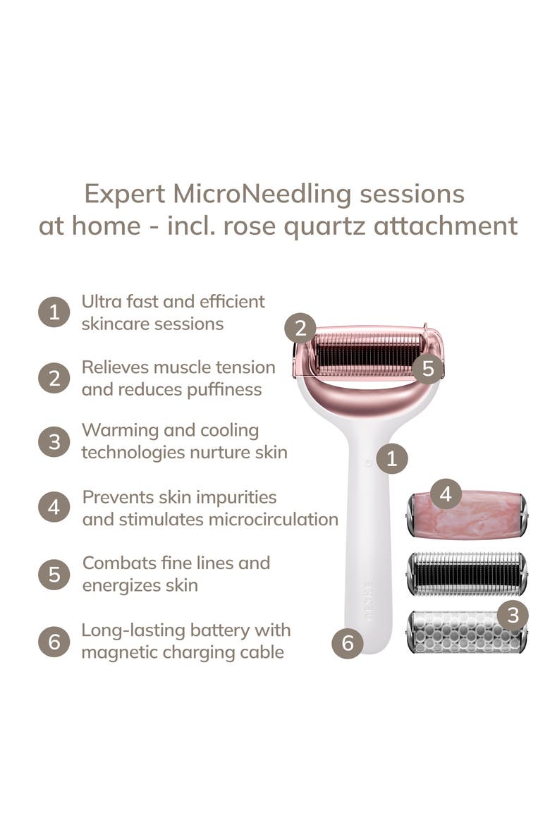 SmartAppGuided MicroNeedle Face & Body Roller | 9 in 1, Alternate, color, Starlight