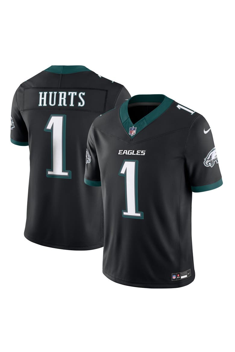 Men's Nike Jalen Hurts Black Philadelphia Eagles Alternate Vapor F.U.S.E. Stitched Limited Jersey, Main, color, Black