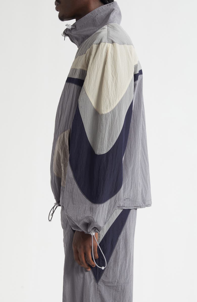 ERL Gender Inclusive Nylon Rave Jacket, Alternate, color, Grey