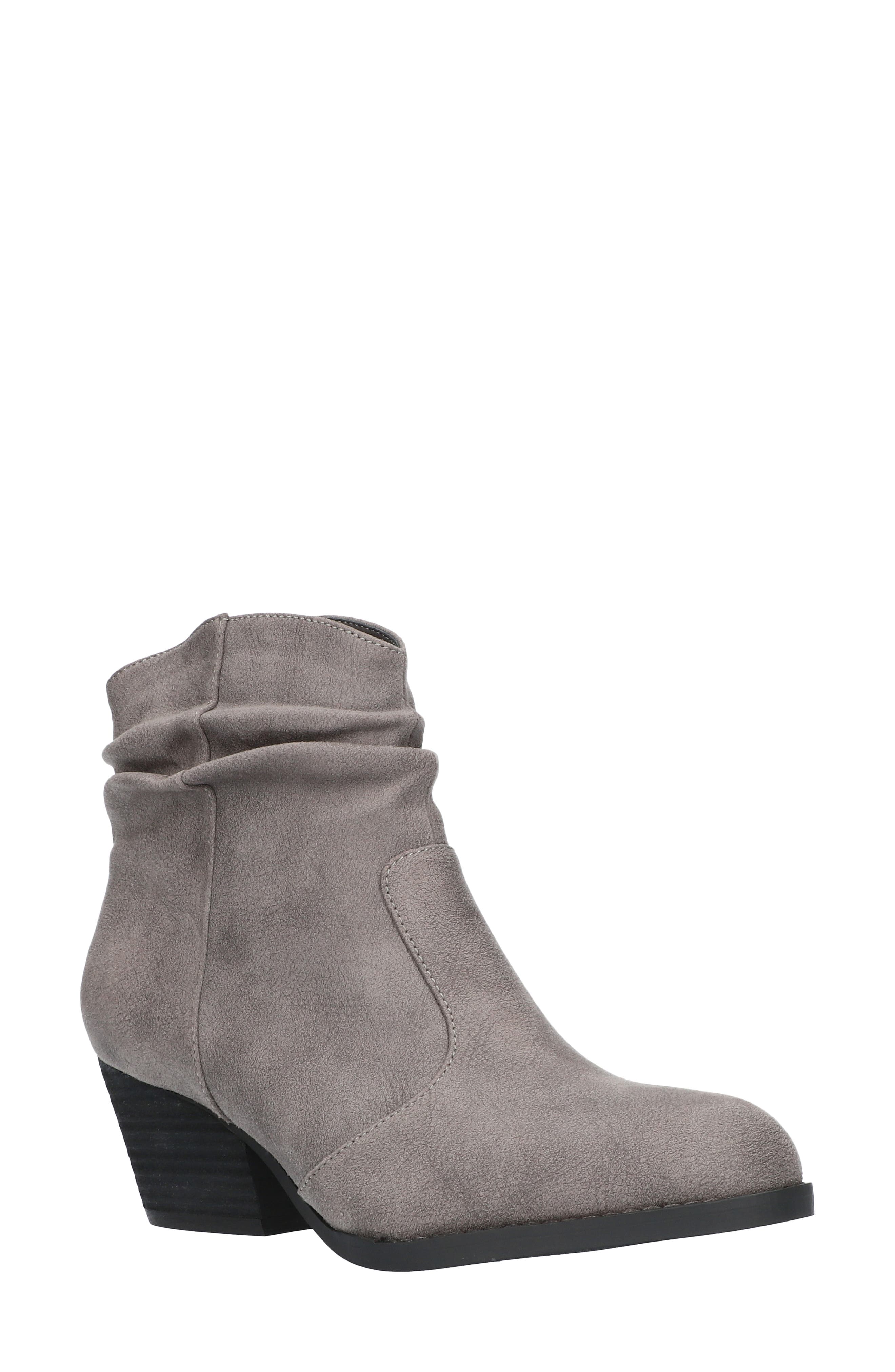 Helena Bootie, Main, color, GREY FAUX LEATHER