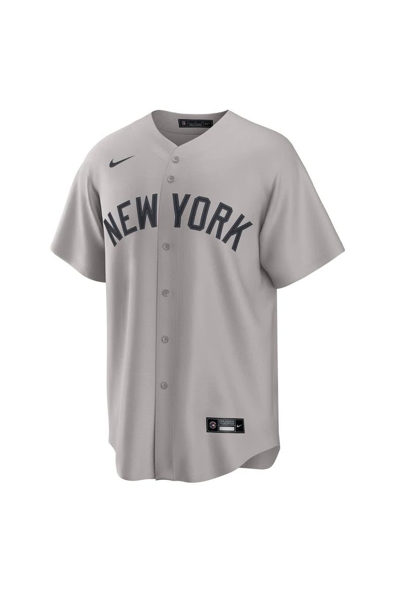 Men's Nike Gerrit Cole Gray New York Yankees Road 2.0 Replica Jersey, Alternate, color, Gray