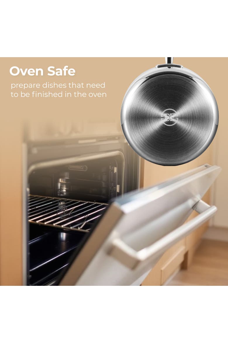 Essential Series - Sauce Pan with Lid, Alternate, color, 8"