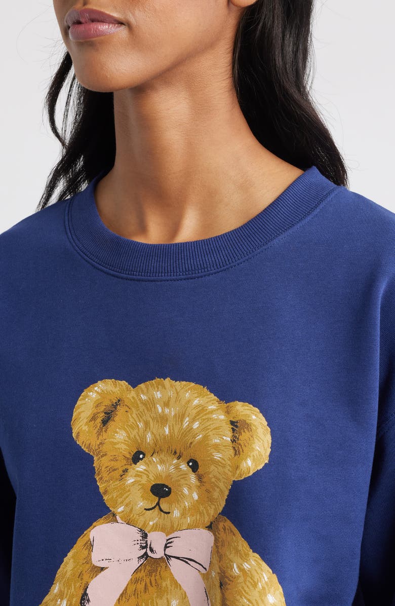 GOLDEN HOUR Love You Heart Graphic Sweatshirt, Alternate, color, Medieval Blue