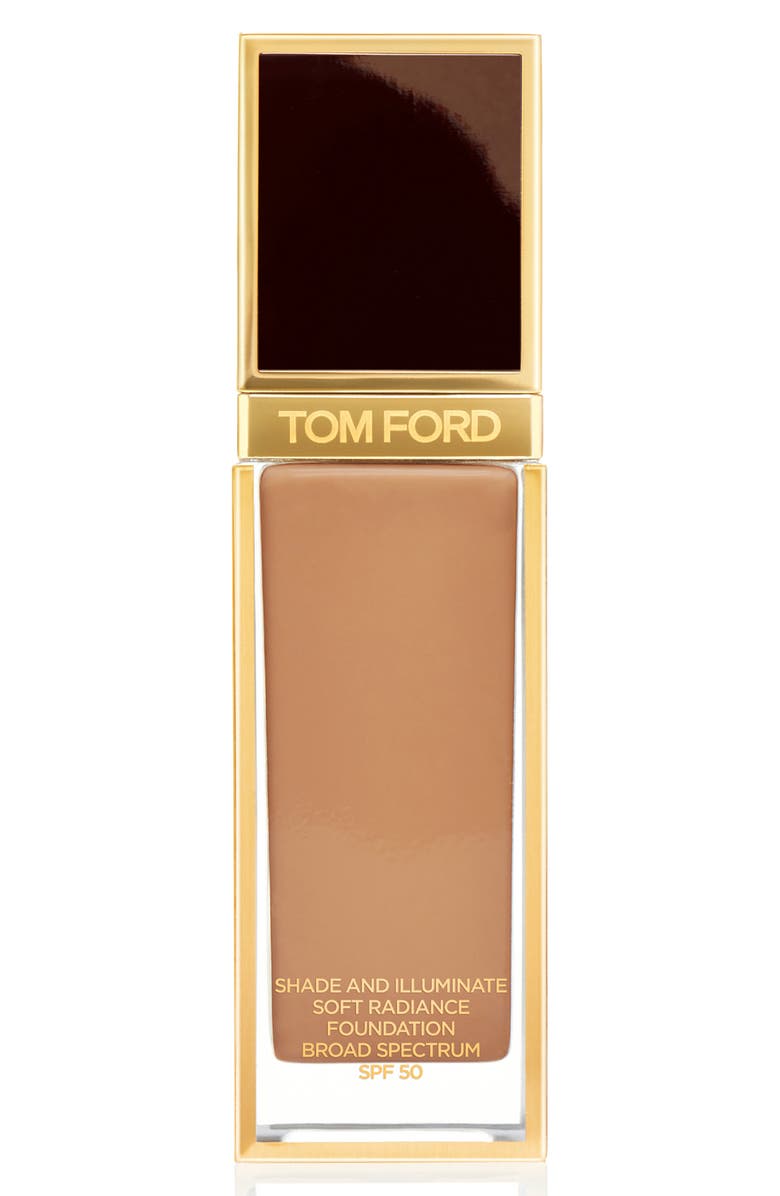 TOM FORD Shade and Illuminate Soft Radiance Foundation SPF 50, Main, color, 9.5 Warm Almond