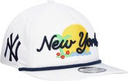 New Era Men's New Era White New York Yankees Paradise Golfer Adjustable Hat