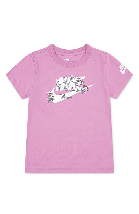 Kids' Floral Futura Cotton Graphic T-shirt (Little Kid)