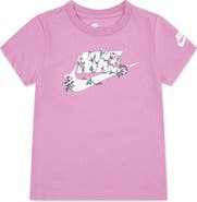 Nike Kids' Floral Futura Cotton Graphic T-shirt