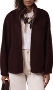 MINT VELVET Wool Blend Hand Finished Bomber Jacket