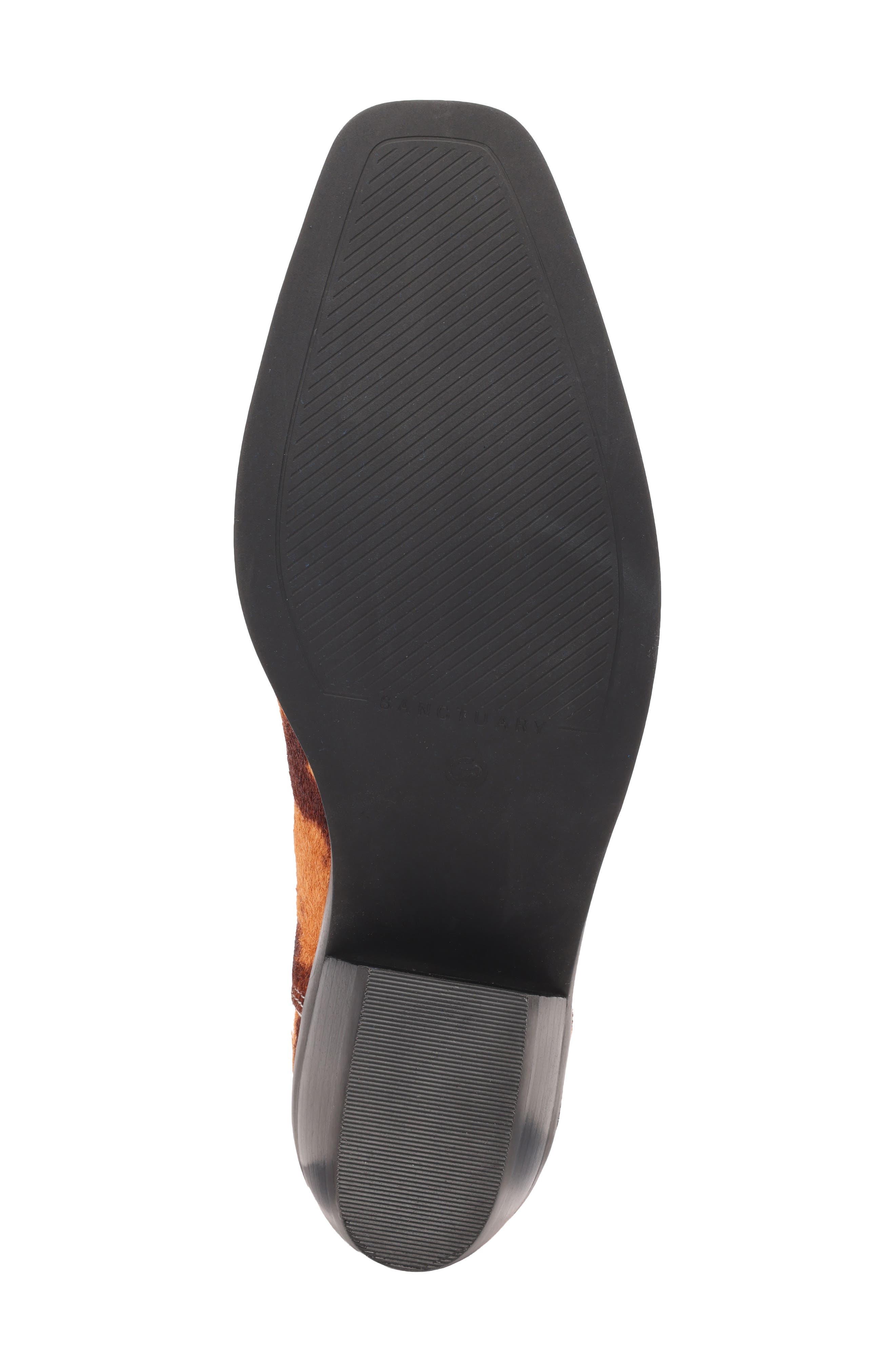 Sanctuary Demi Genuine Calf Hair Bootie, Alternate, color, Milk