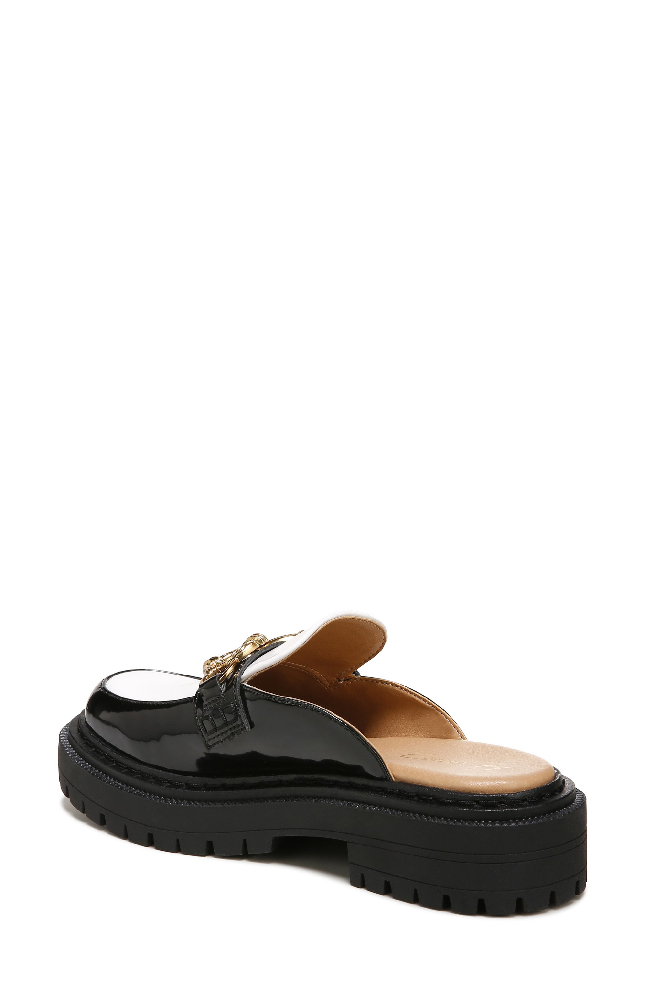 Evangeline Mule, Alternate, color, BLACK/ BRIGHT WHITE