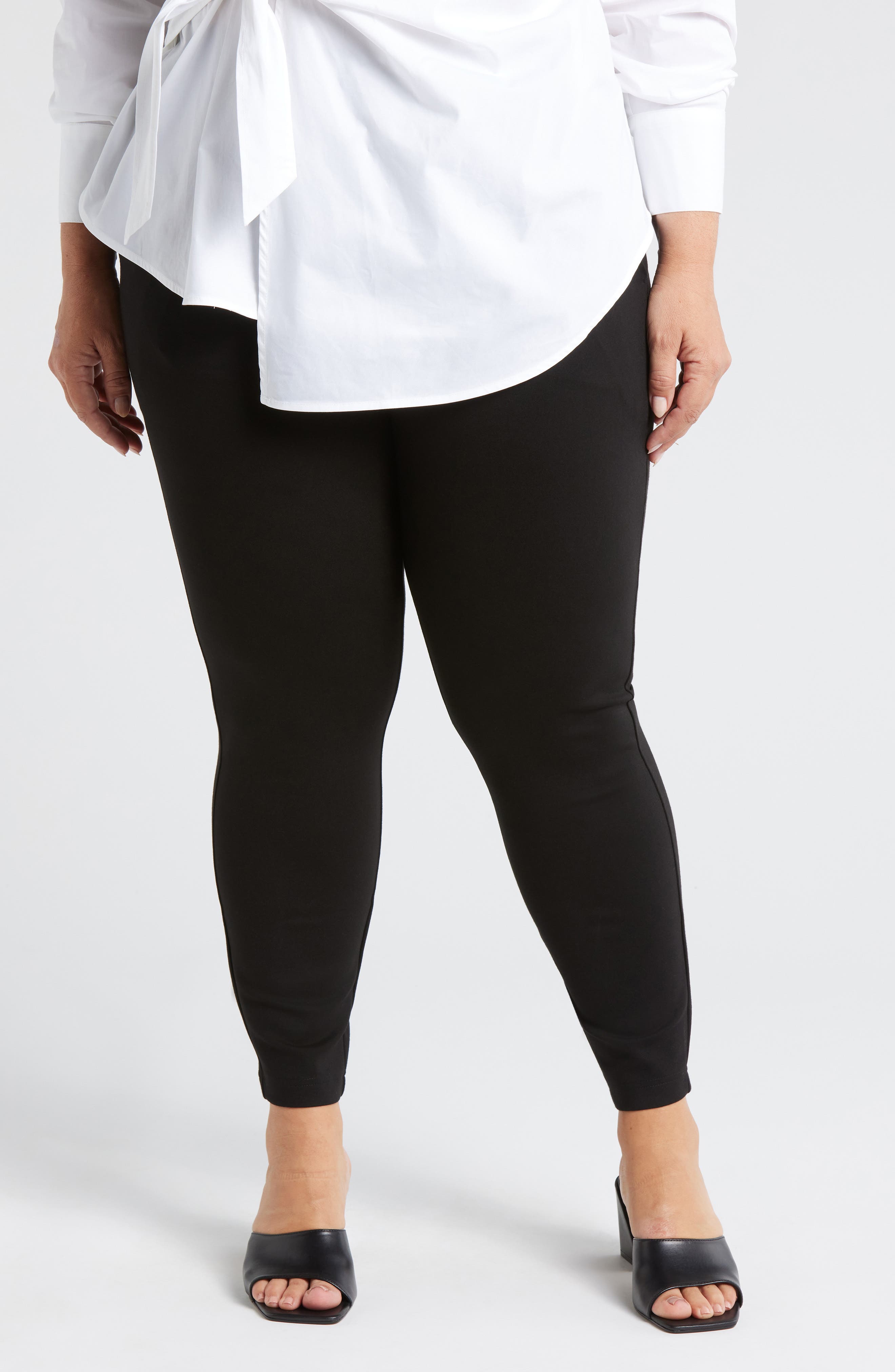 Pull-On Ponte Pants