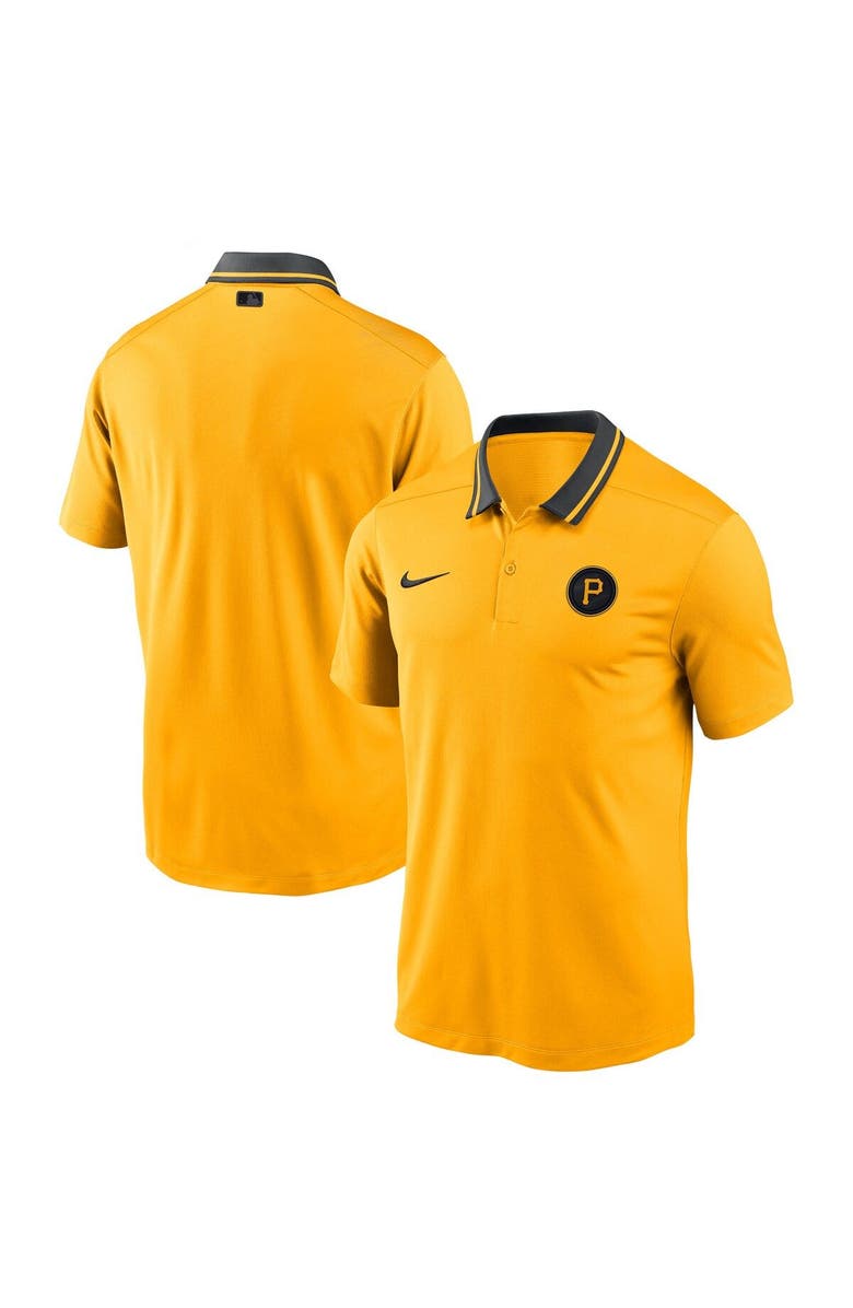 Nike Men's Nike  Gold Pittsburgh Pirates City Connect Performance Knit Polo, Main, color, 