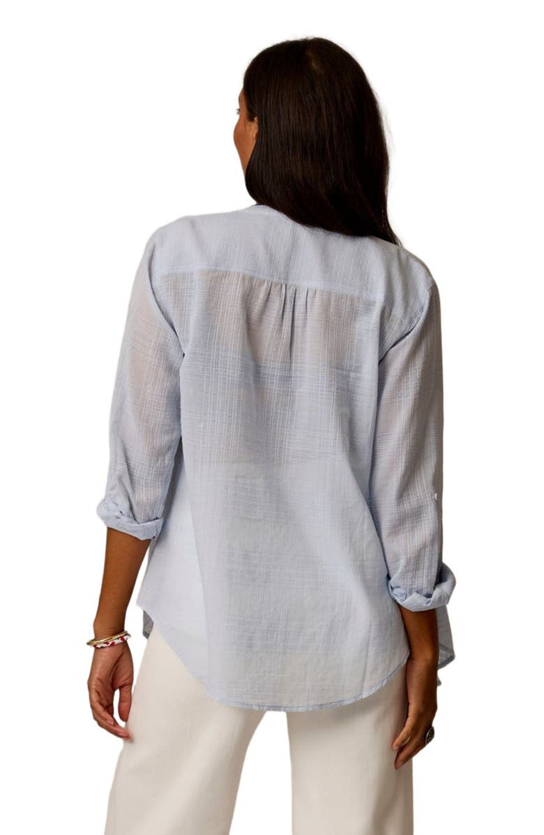 Carve Designs Dylan Textured Tunic, Alternate, color, Arctic