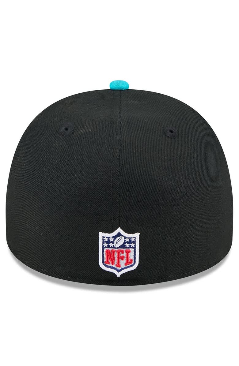 New Era Men's New Era Black/Aqua Miami Dolphins 2025 NFL Draft On Stage A-Frame 59FIFTY Fitted Hat, Alternate, color, Black