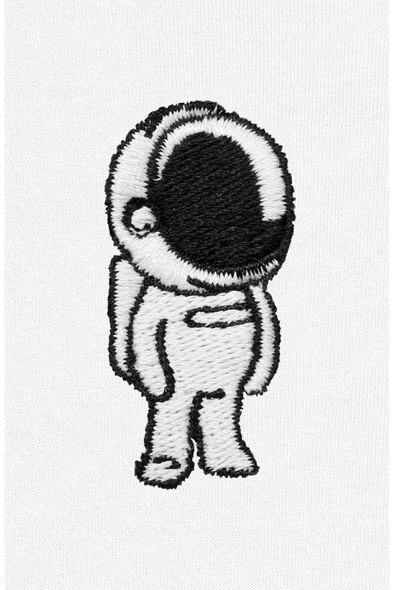 Astronaut Fleece Sweatshirt, Alternate, color, White