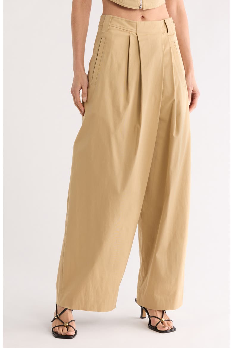 Brody Wide Leg Pants, Main, color, DESERT BEIGE