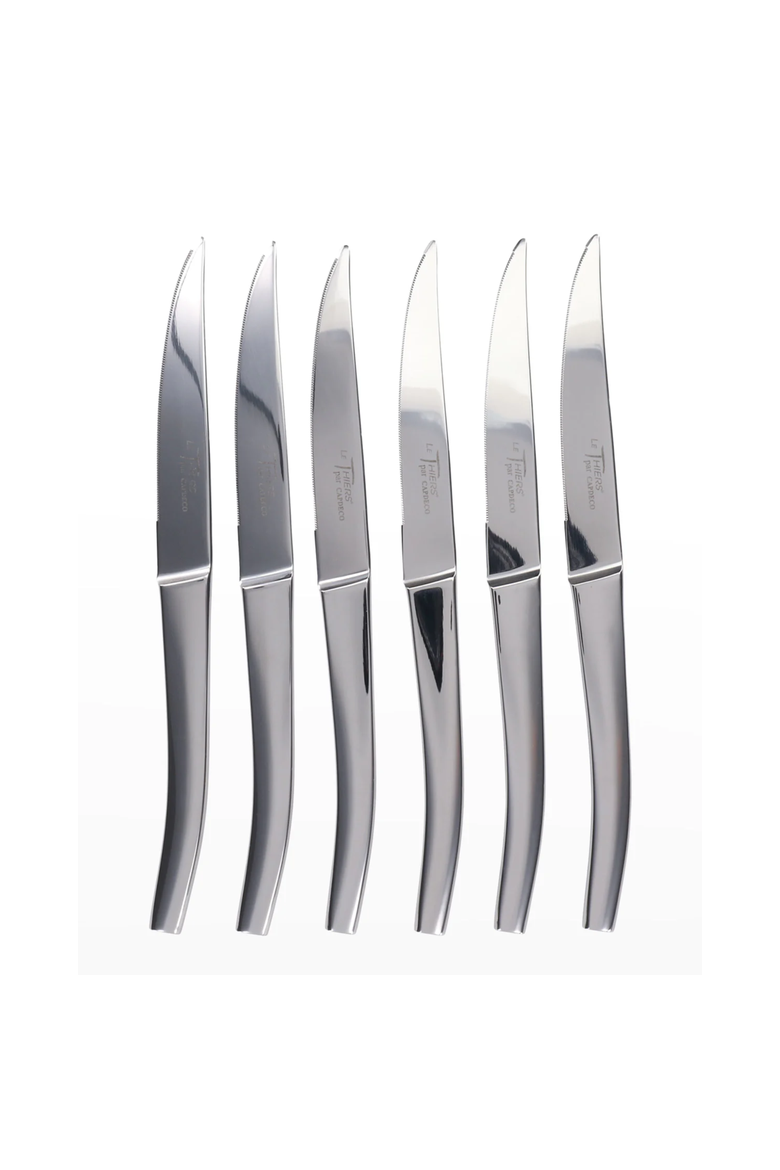 Le Thiers - Box of 6 Steak Knives, Main, color, Shiny Handle