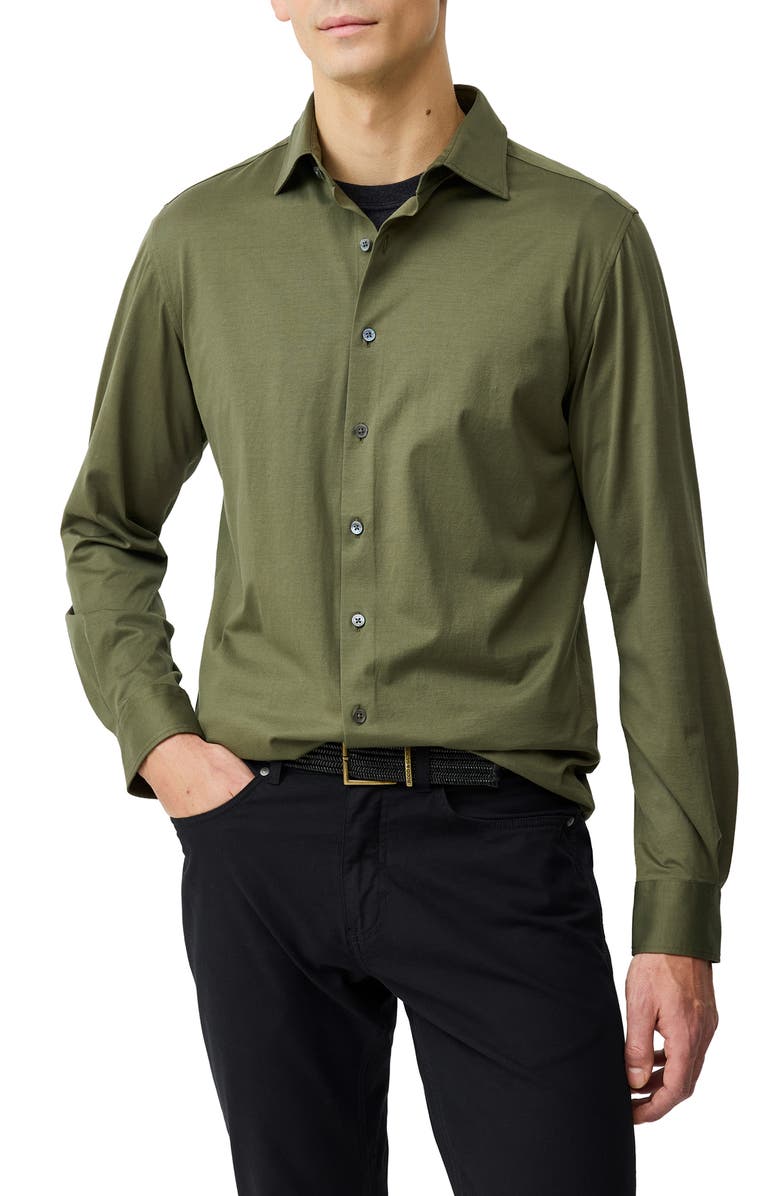 Rodd & Gunn Ascot Park Button-Up Shirt, Main, color, Khaki