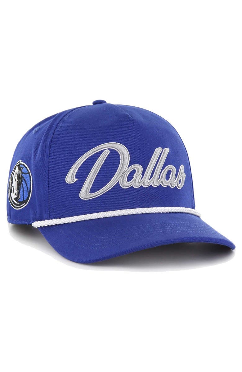 '47 Men's '47  Blue Dallas Mavericks Overhand Logo Hitch Adjustable Hat, Main, color, 