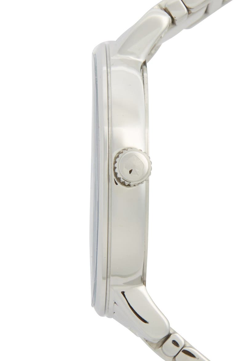 'gramercy' crystal marker watch, 34mm, Alternate, color, SILVER