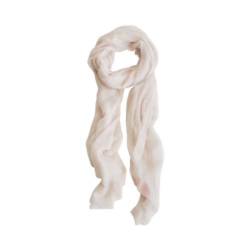 Lost Pattern Nyc "featherlight" Oversized Cashmere Scarf In Neutral