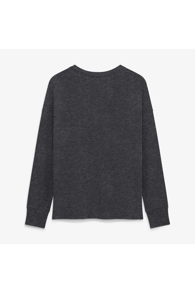 Women's Fanatics Heather Charcoal Buffalo Sabres Competition Legacy Long Sleeve T-Shirt, Alternate, color, Heather Charcoal