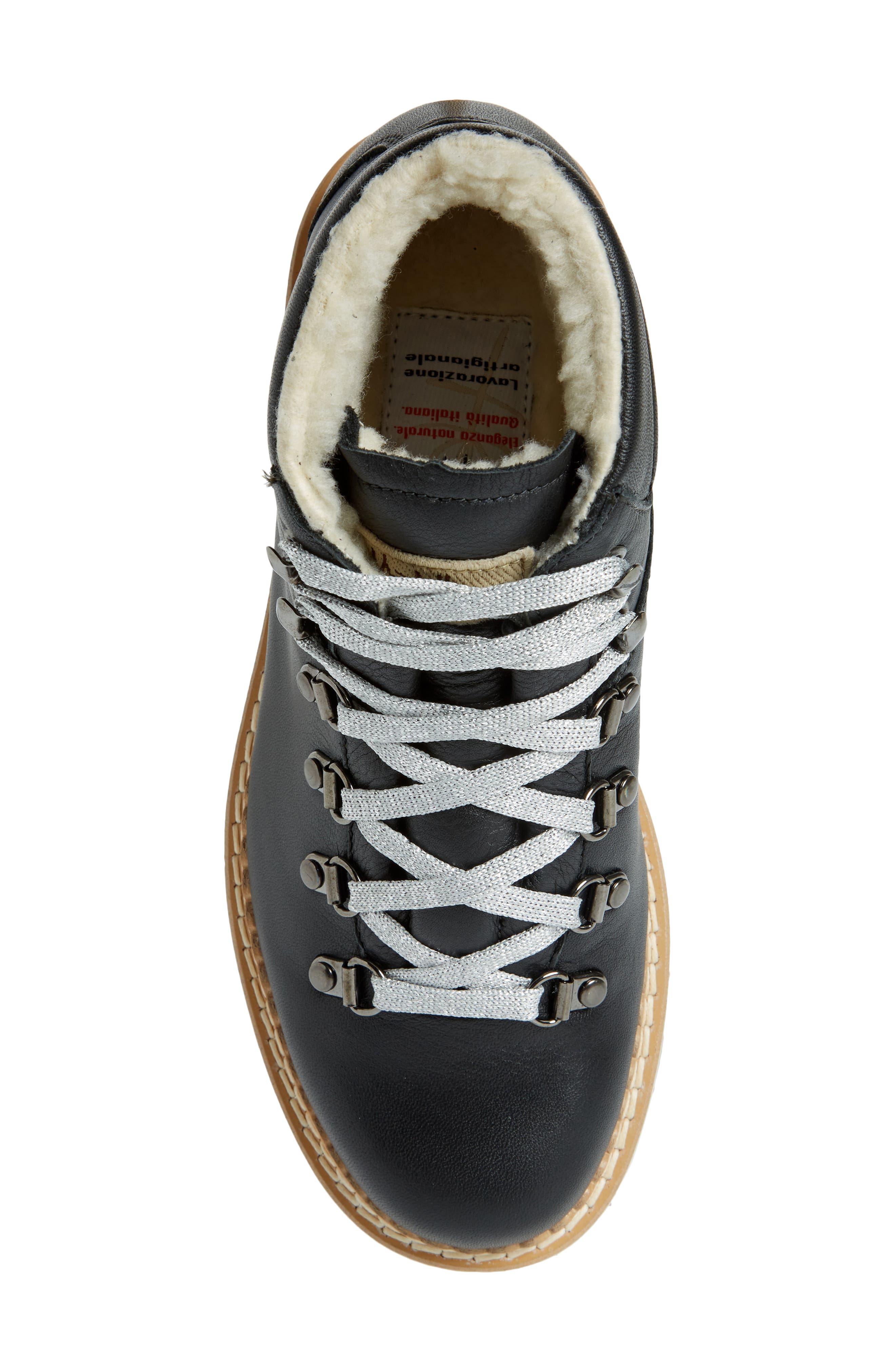 La Montelliana Meribel Genuine Shearling Lined Hiking Boot, Alternate, color, 