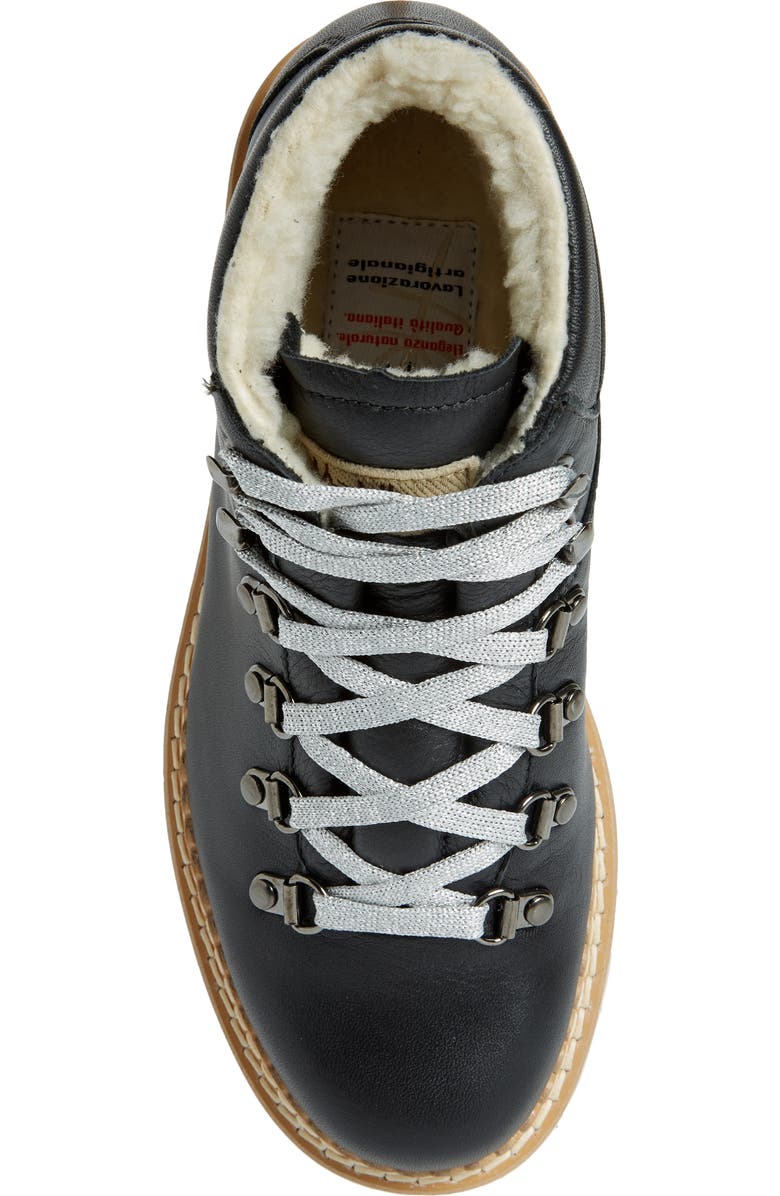 La Montelliana Meribel Genuine Shearling Lined Hiking Boot, Alternate, color,