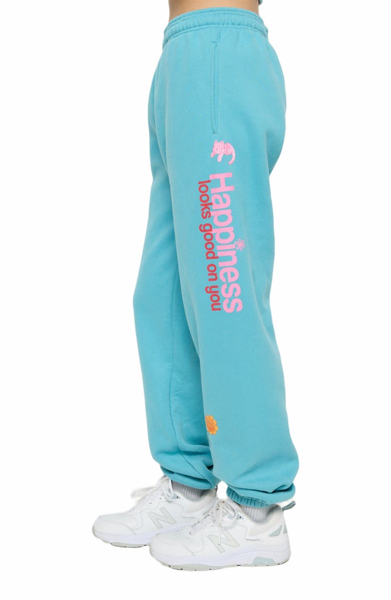 Samii Ryan | Happiness Looks Good Sweatpants , Blue , Large , 4, Alternate, color, Blue
