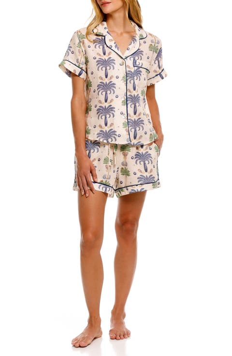 Nina Linen Short Pajamas