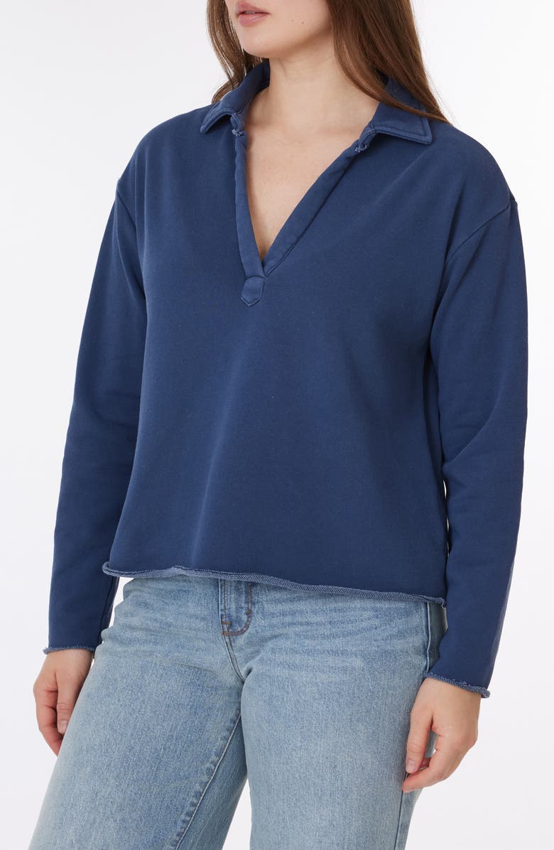 C & C California Samantha Sun Washed Terry Pullover, Alternate, color, Titan