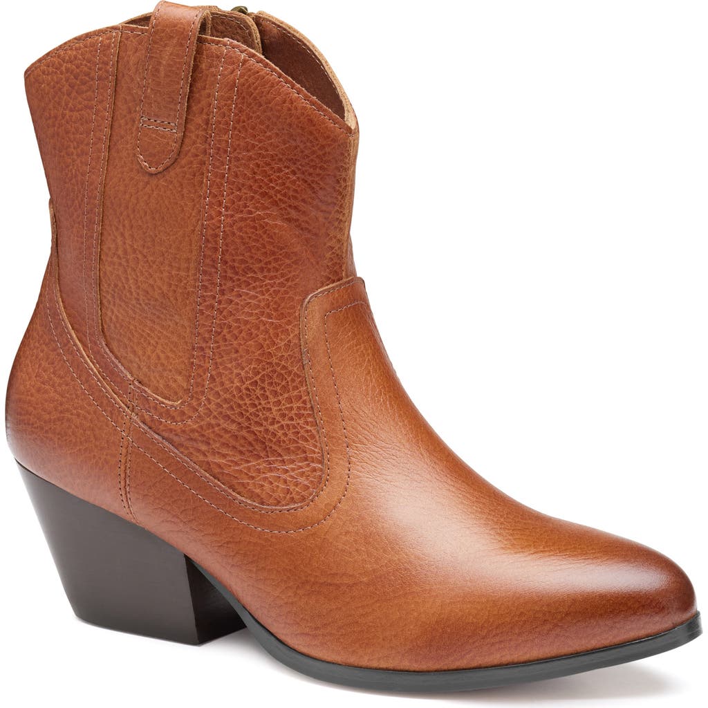Johnston & Murphy Tristen Waterproof Western Boot In Brown