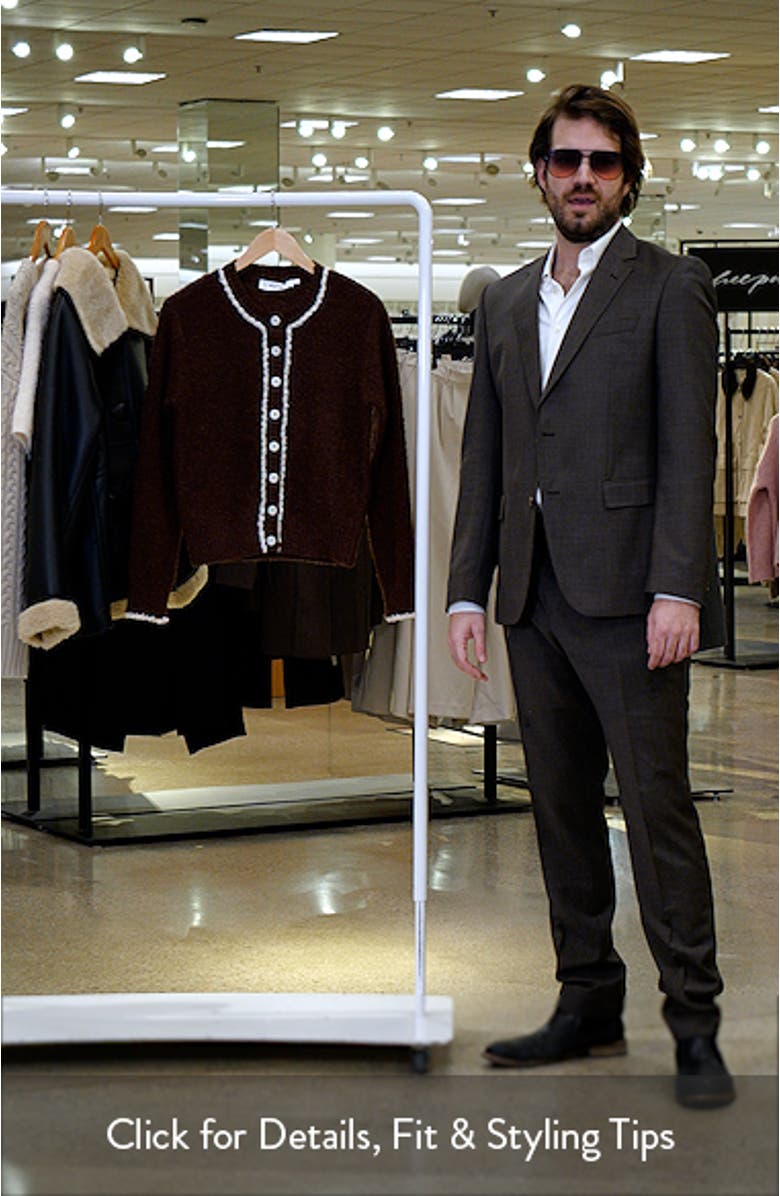 Contrast Stitch Cardigan, sales video thumbnail