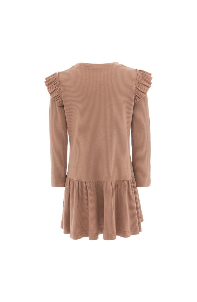 Banblu Modal Ruffle Dress, Alternate, color, Fawn