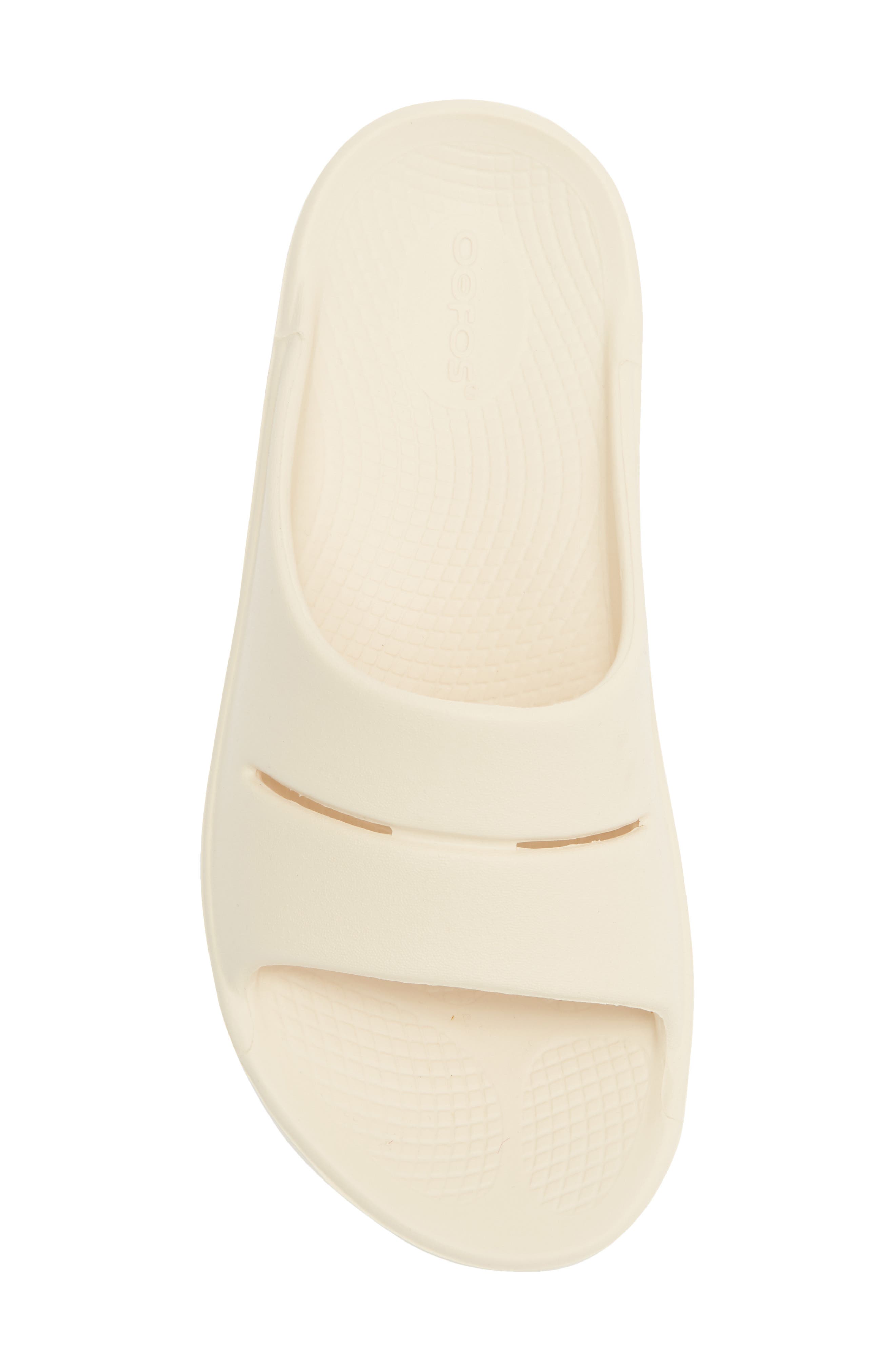 Oofos OOahh Sport Slide Sandal, Alternate, color, Dune