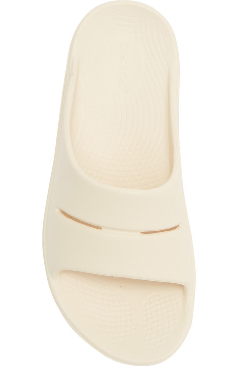 Oofos OOahh Sport Slide Sandal, Alternate, color, Dune