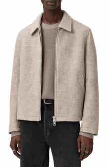 AllSaints Celeste Crop Boiled Wool Jacket