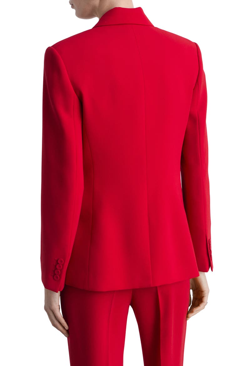 Structured Suit Jacket, Alternate, color, RED