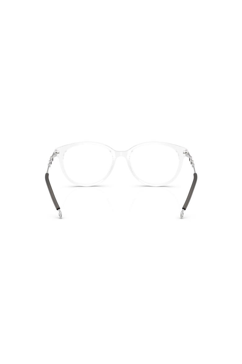 52mm Oval optical glasses, Alternate, color, Transparent