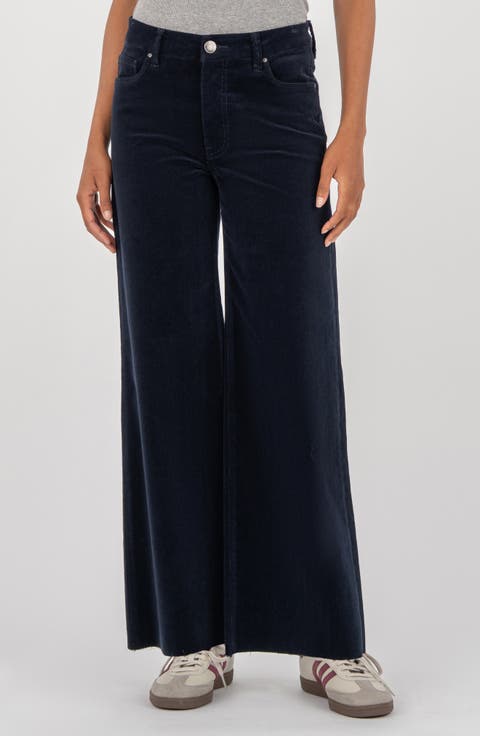 Meg Fab Ab High Waist Wide Leg Jeans