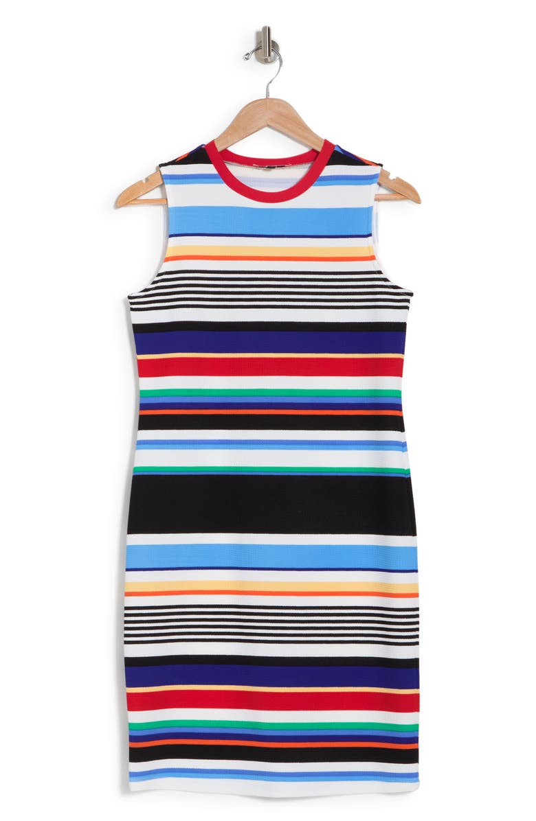 TASH AND SOPHIE Sleeveless Midi Sheath Dress, Alternate, color, 