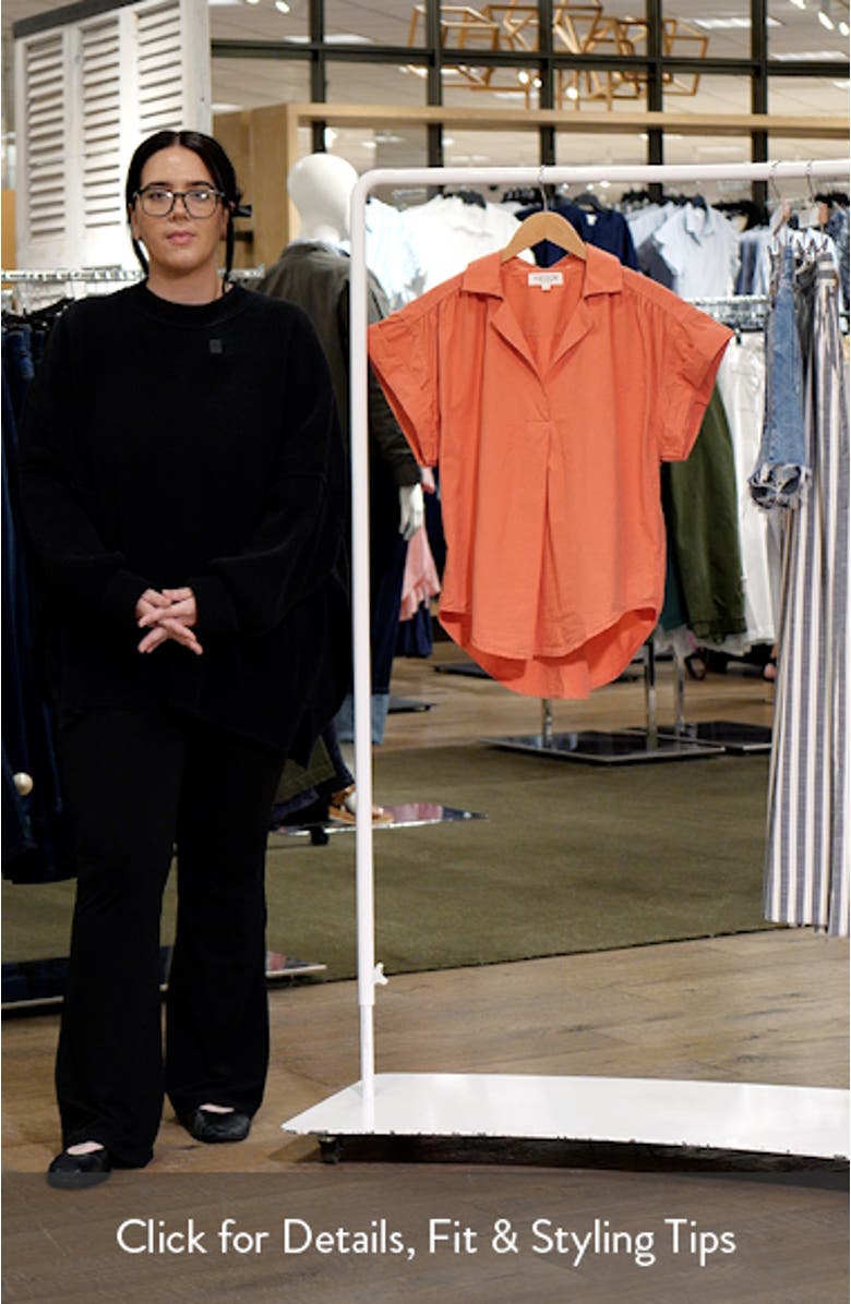 Elliot Johnny Collar Top, sales video thumbnail