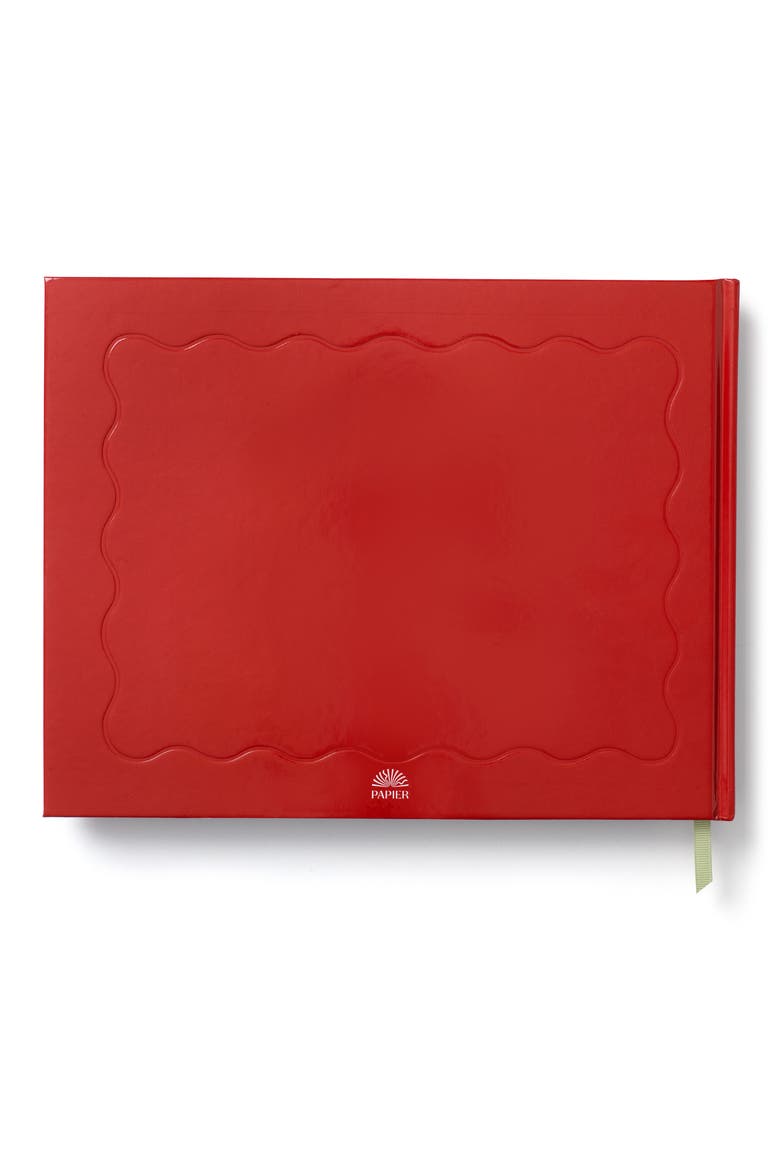 Cherry On Top Guestbook, Alternate, color, BRIGHT RED