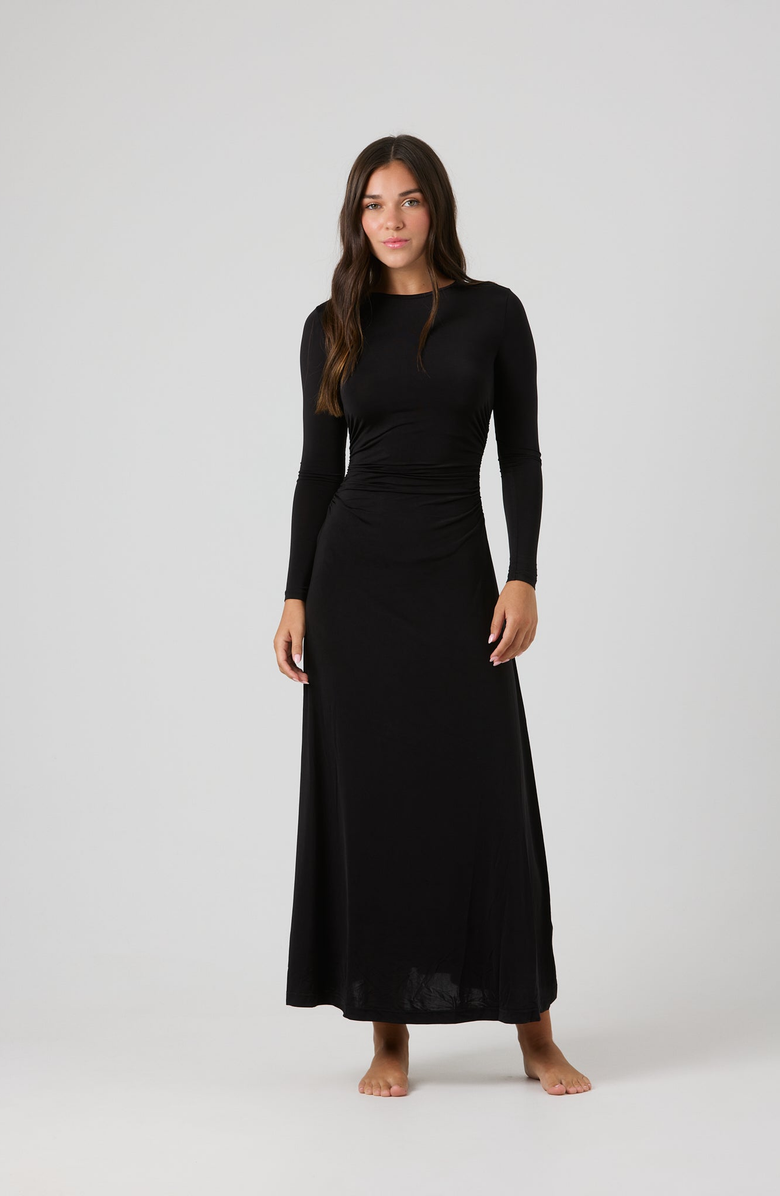 By Tess Collection Carrie Dress, Alternate, color, Black
