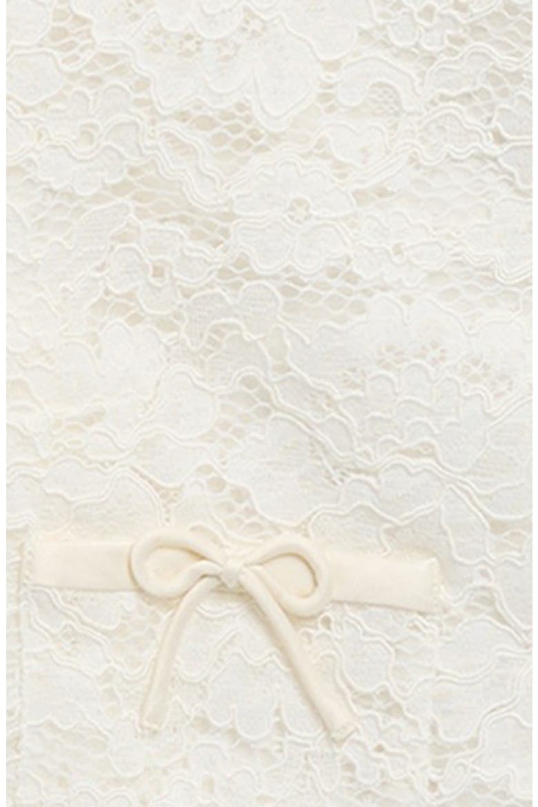 Kids' Mini Junetta Lace Crop Jacket, Alternate, color, IVORY