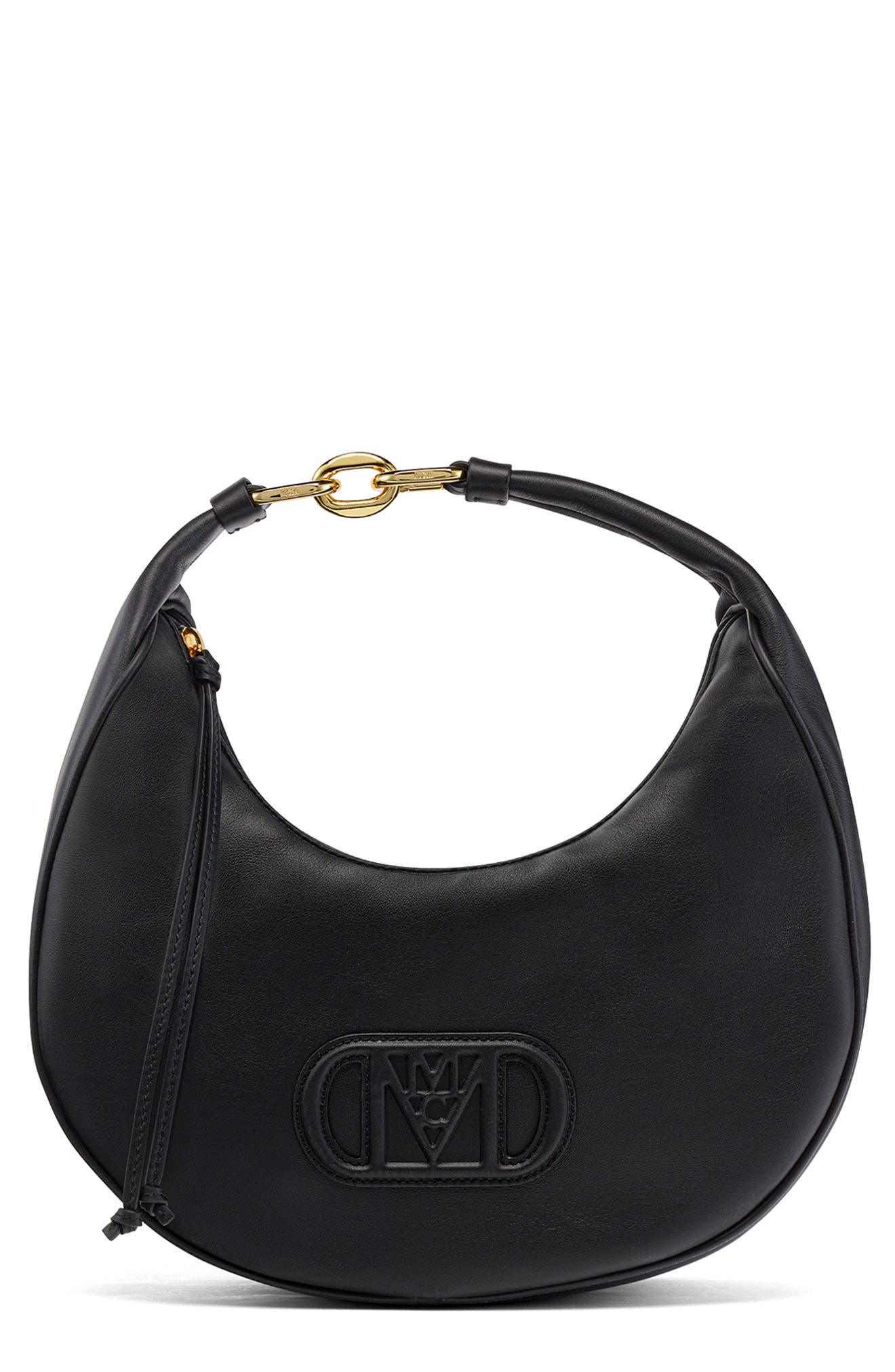MCM Medium Mode Travia Leather Hobo Bag, Main, color, 