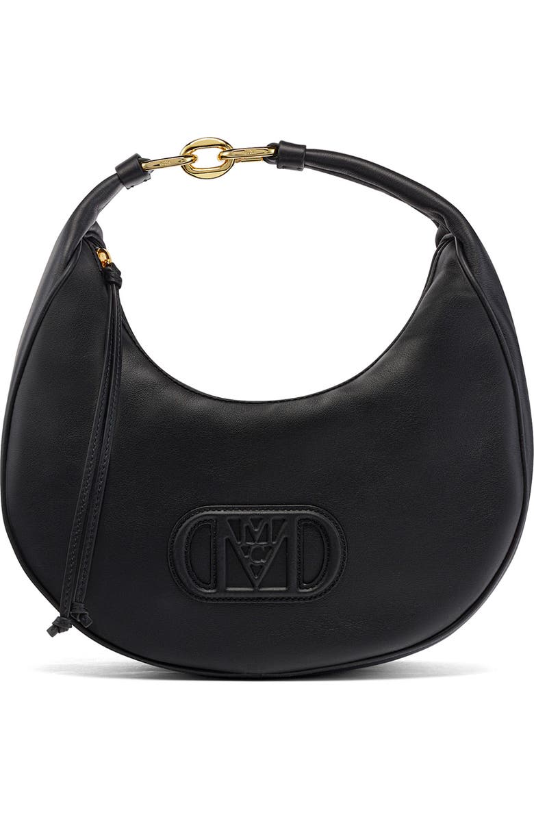 MCM Medium Mode Travia Leather Hobo Bag, Main, color,