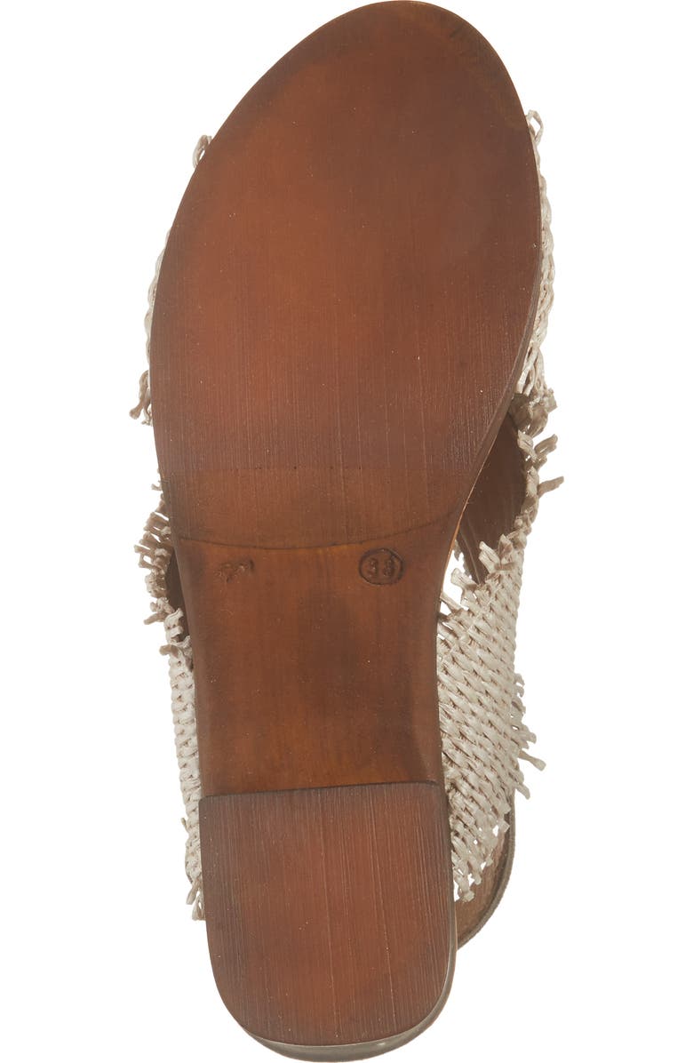 Cordani Wendy2 Raffia Crisscross Slingback Sandal, Alternate, color, Beige