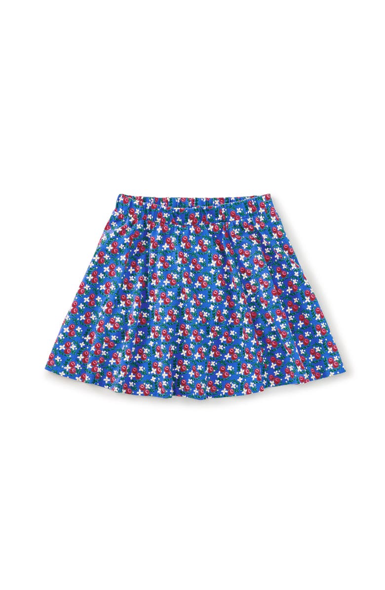 Tea Collection Twirl Skort, Main, color, Flamenco Fan Rose